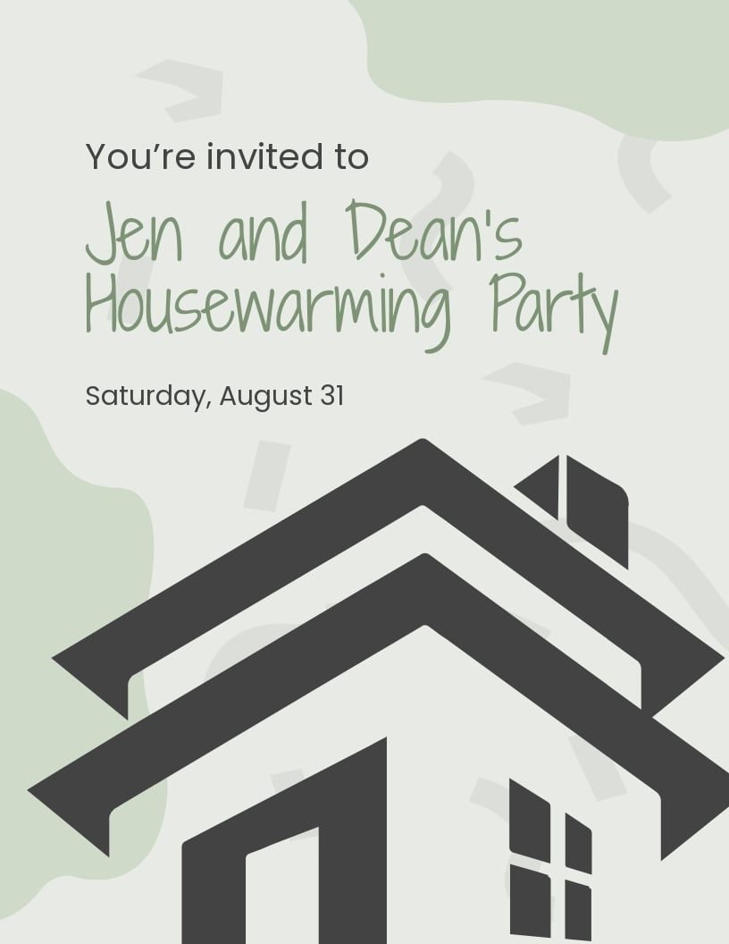 House Warming Invitation Flyer Template