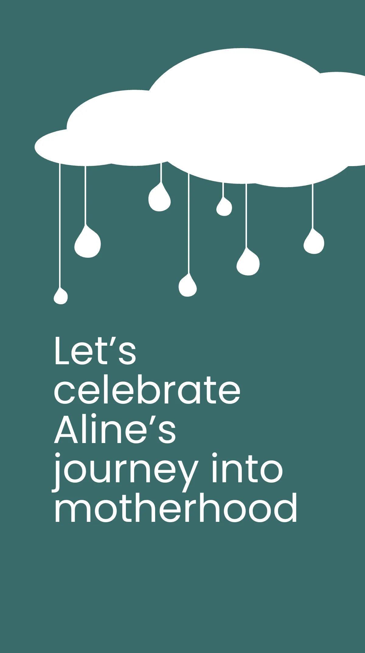 Free Baby Shower Invitation Instagram Story Template to Edit Online