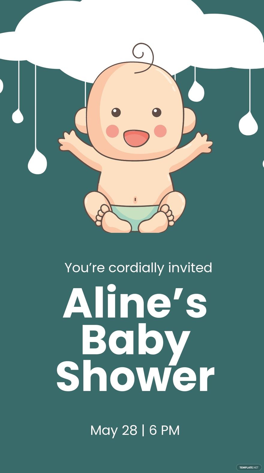 Baby Shower Invitation Instagram Story Template.jpe