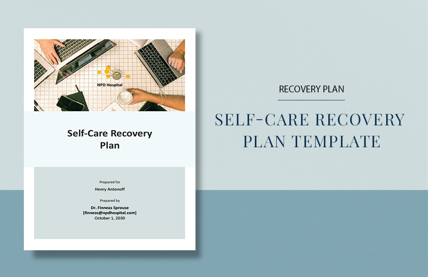 Self-Care Recovery Plan Template in Word, Google Docs, PDF, Apple Pages