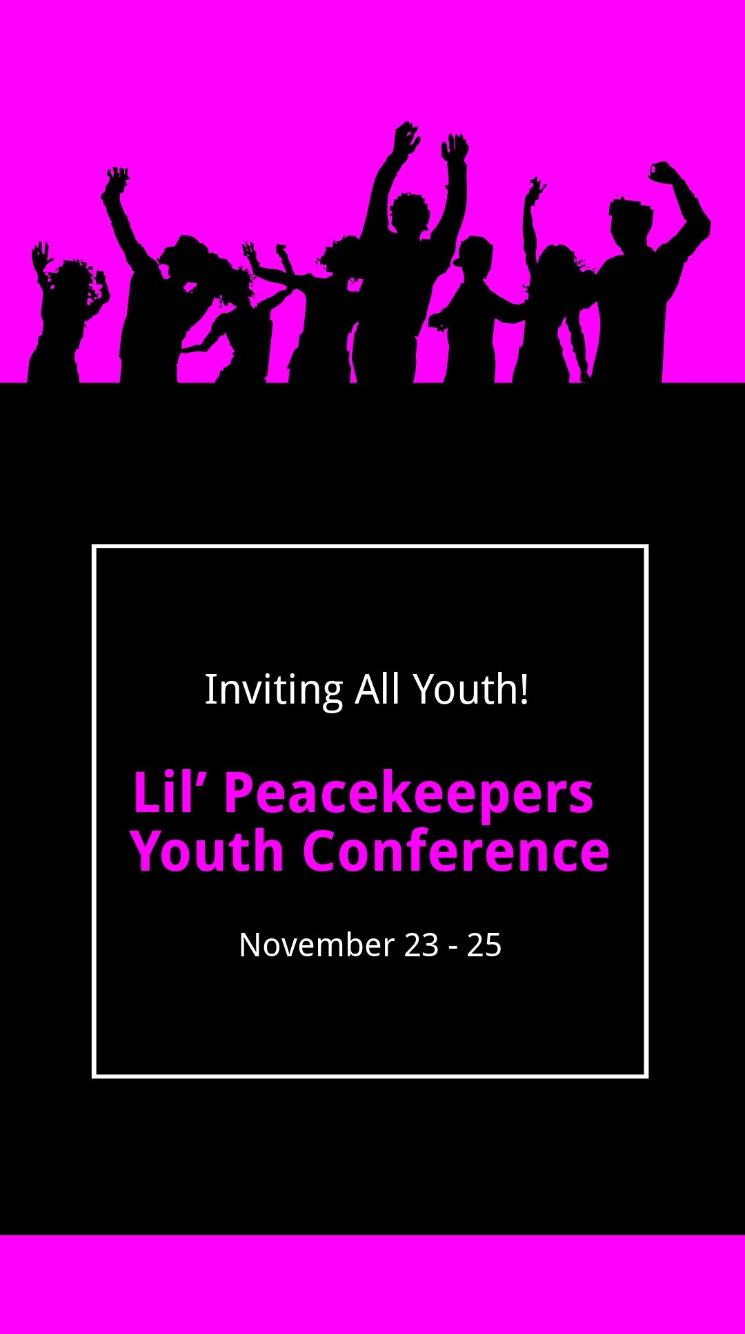 Youth Conference Instagram Story Template