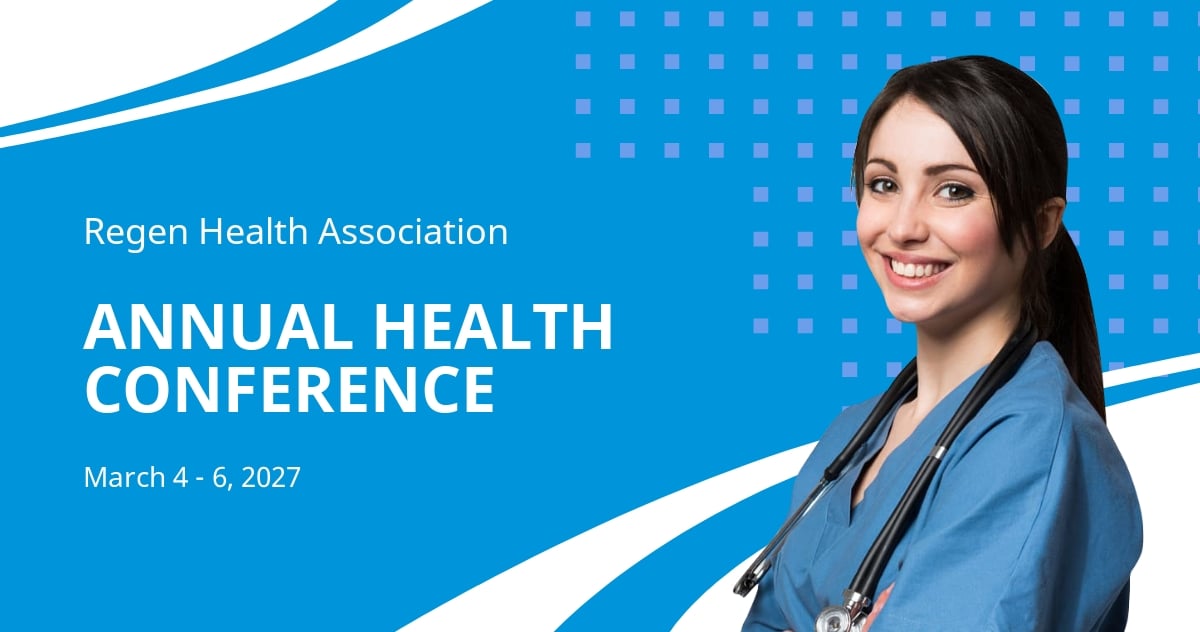 Health Conference Facebook Post Template