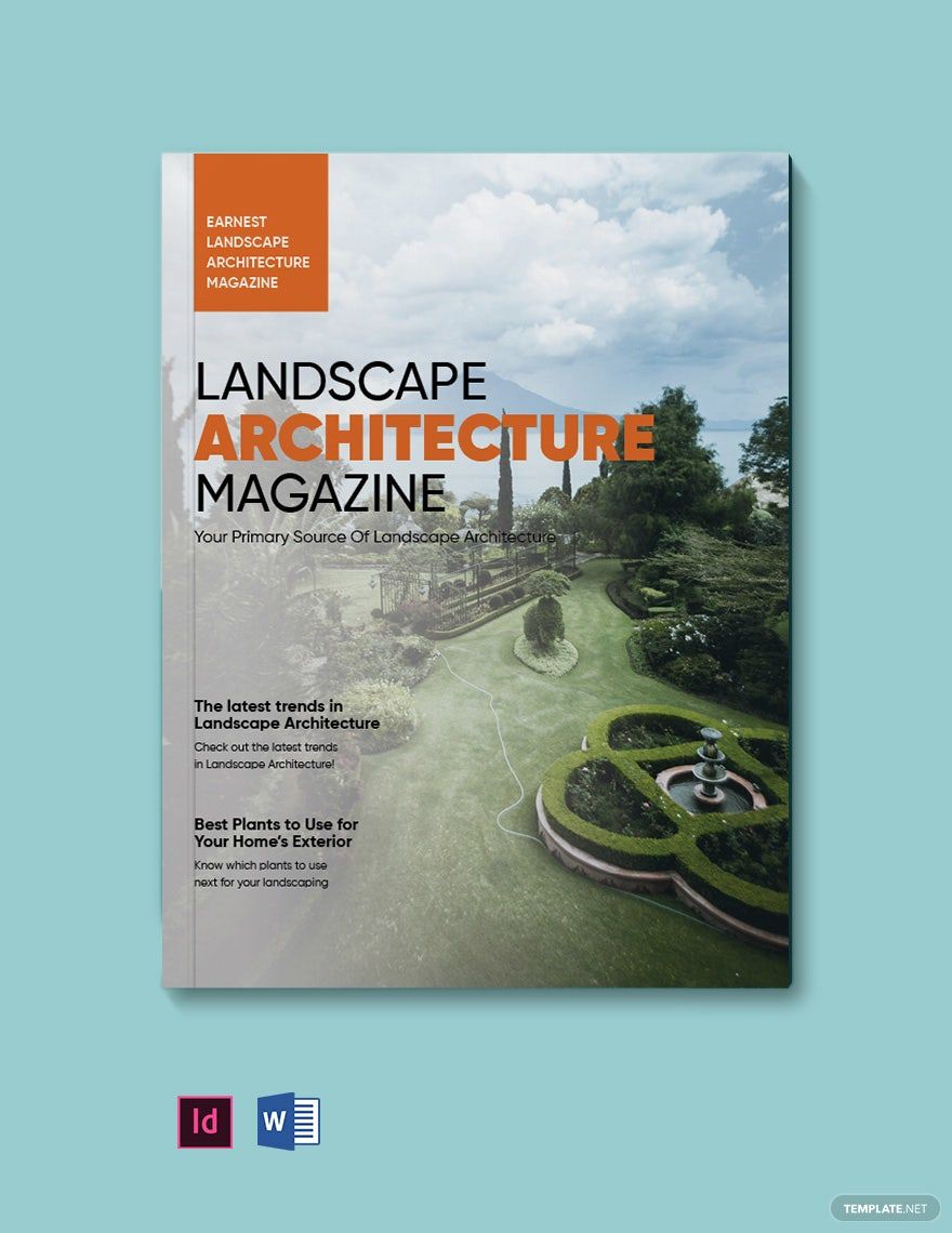 Landscape Architecture Magazine Template