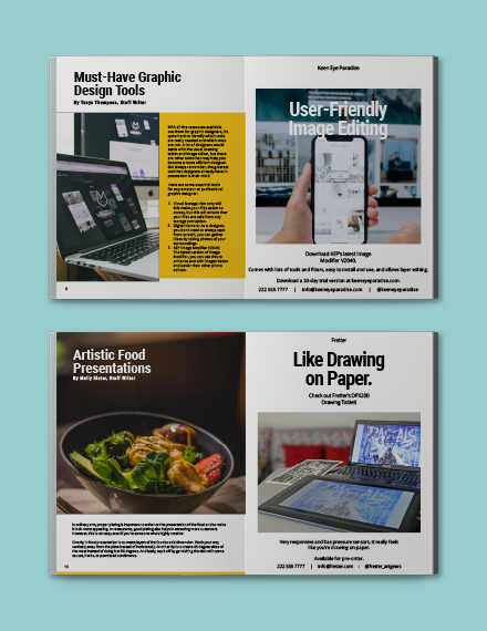 Design News Magazine Template