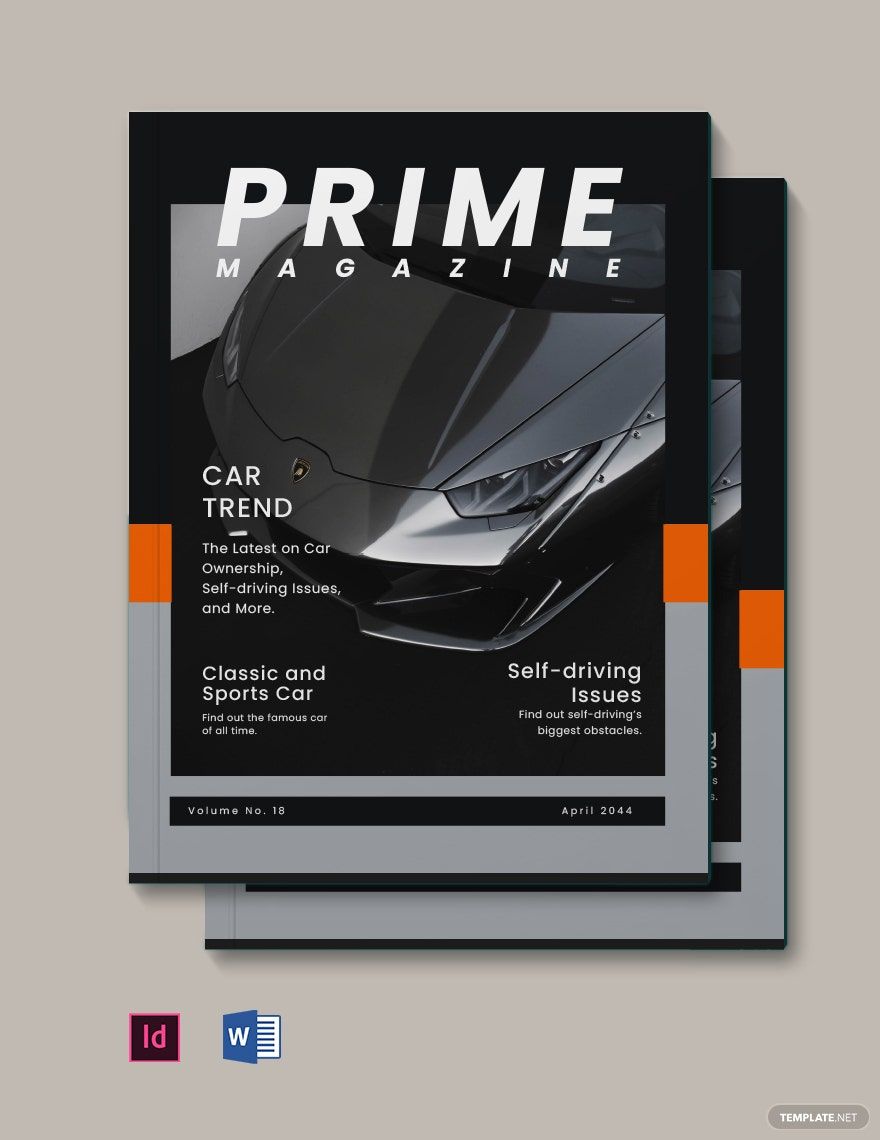 Automotive News Magazine Template