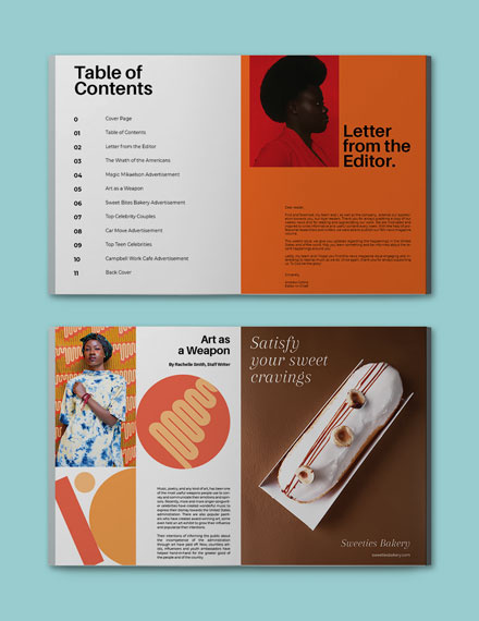 Weekly News Magazine Template Format