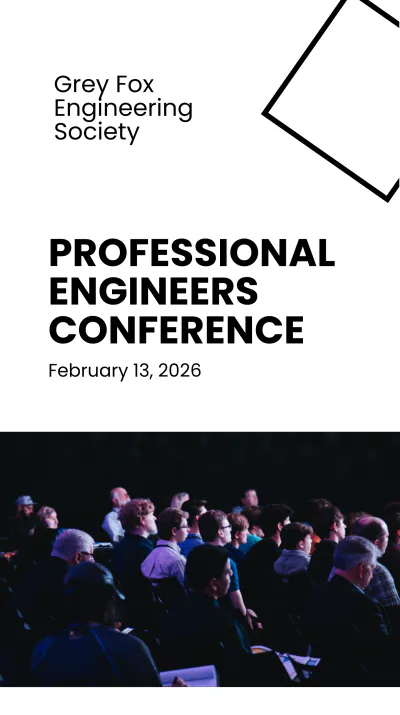 Free Conference Event Instagram Story Template to Edit Online