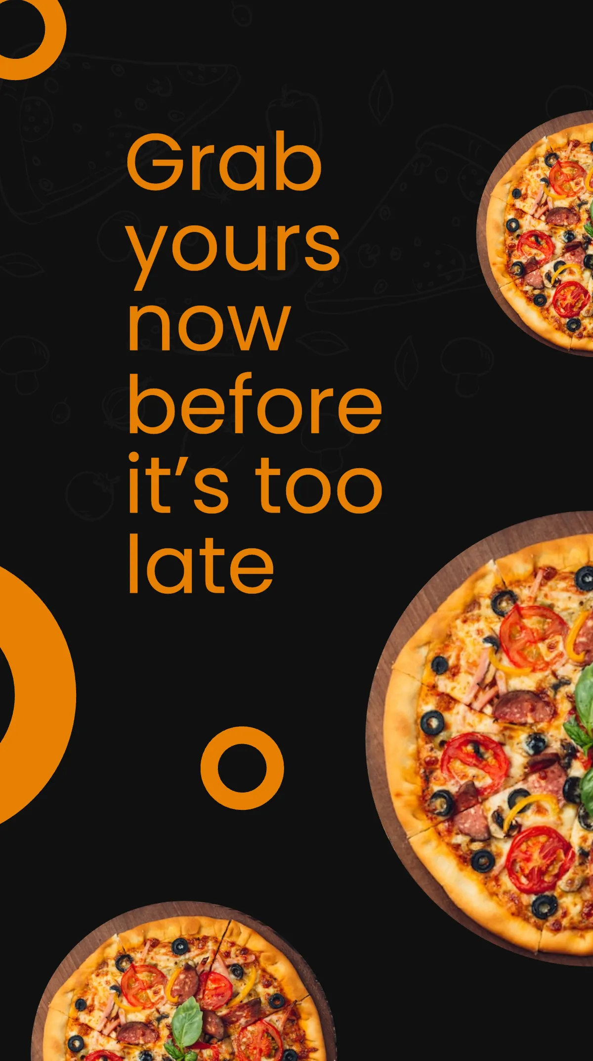 Free Pizza Offer Instagram Story Template to Edit Online