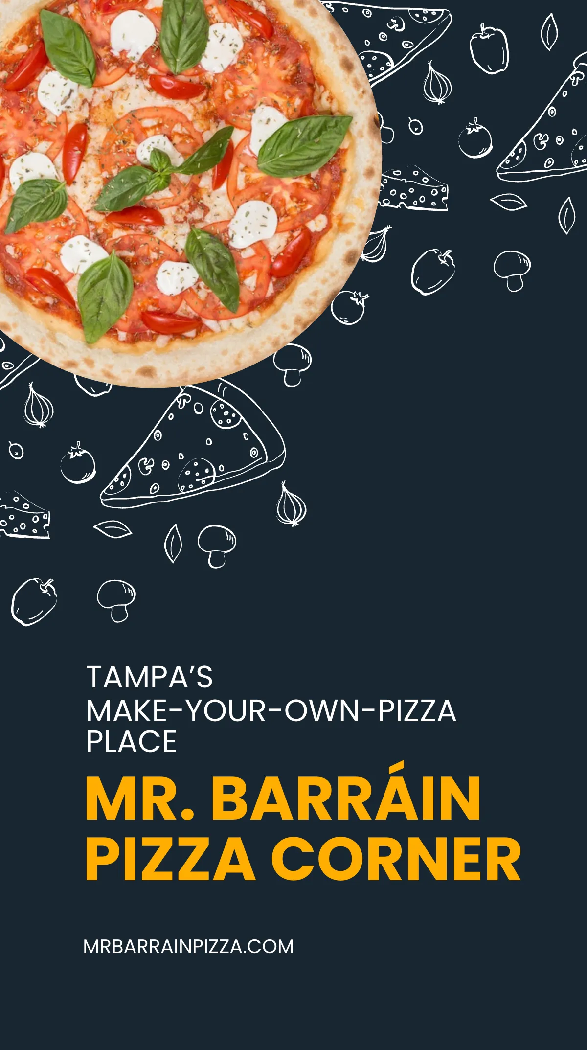 Free Pizza Place Whatsapp Post Template to Edit Online