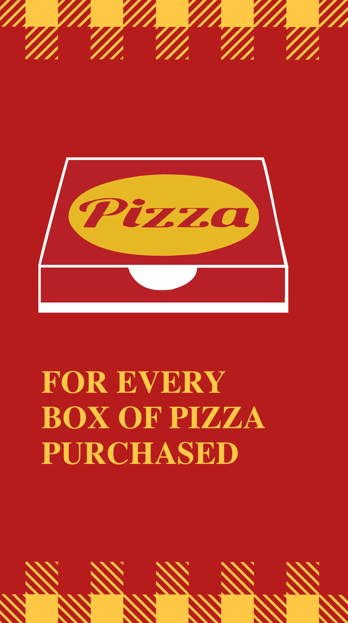 Free Pizza Fundraiser Instagram Story Template to Edit Online