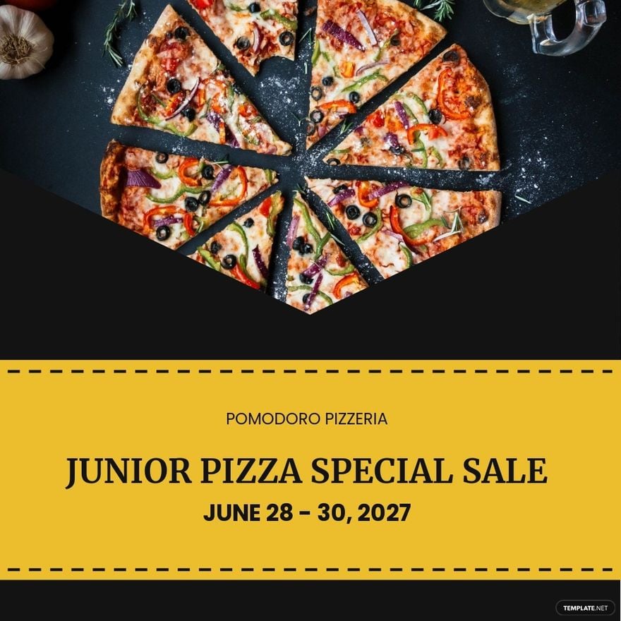 Pizza Special Sale Instagram Post Template