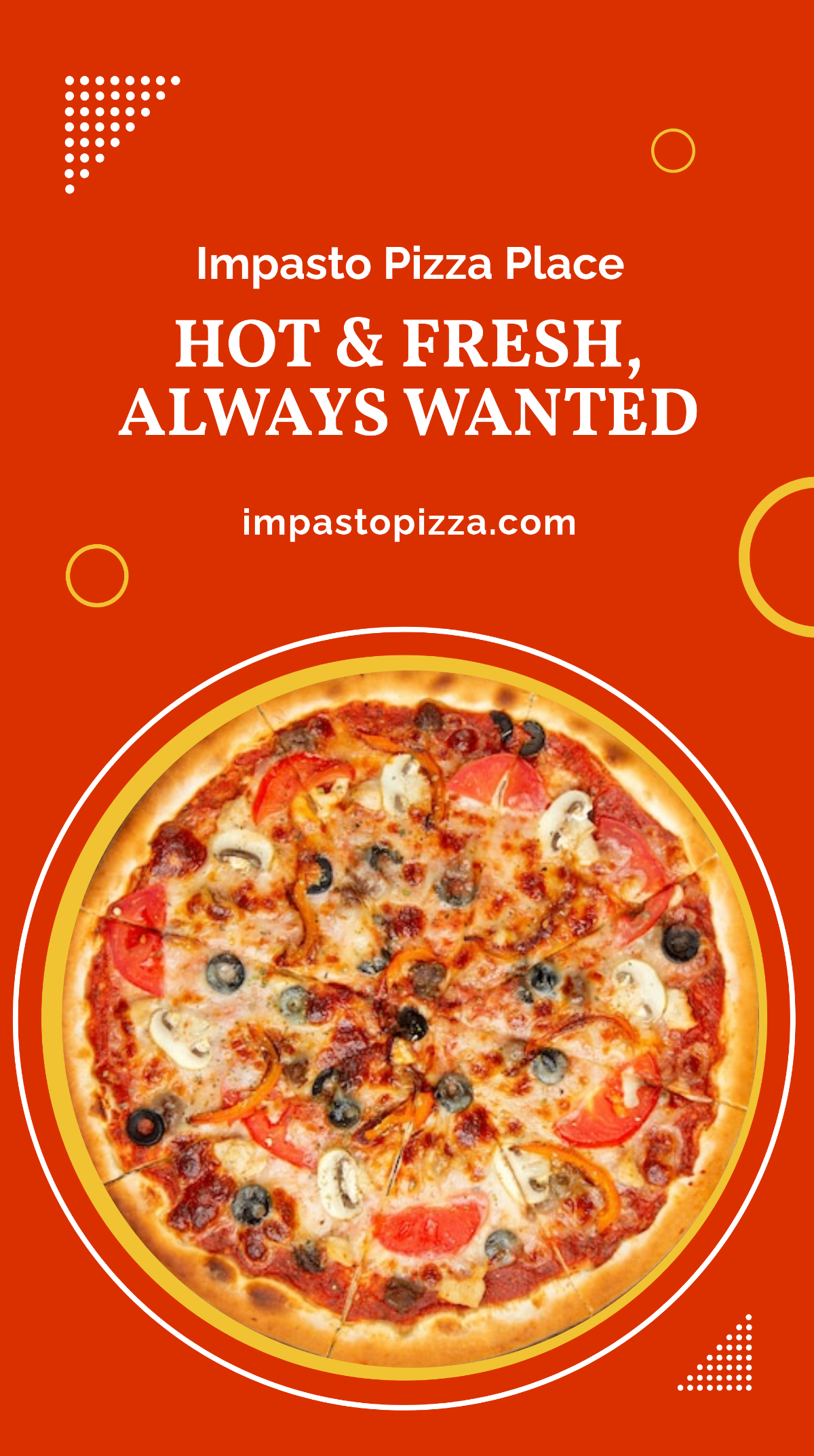 Free Pizza Advertisement Instagram Story Template to Edit Online
