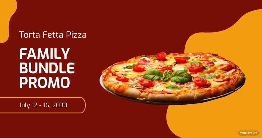 Pizza Promo Facebook Post Template