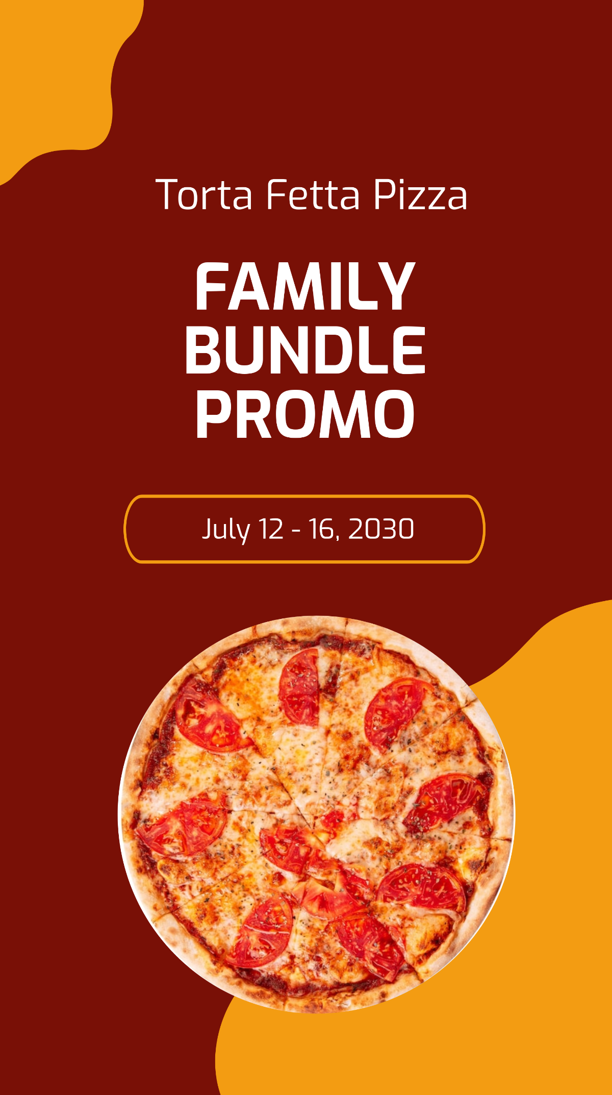 Free Pizza Promo Instagram Story Template