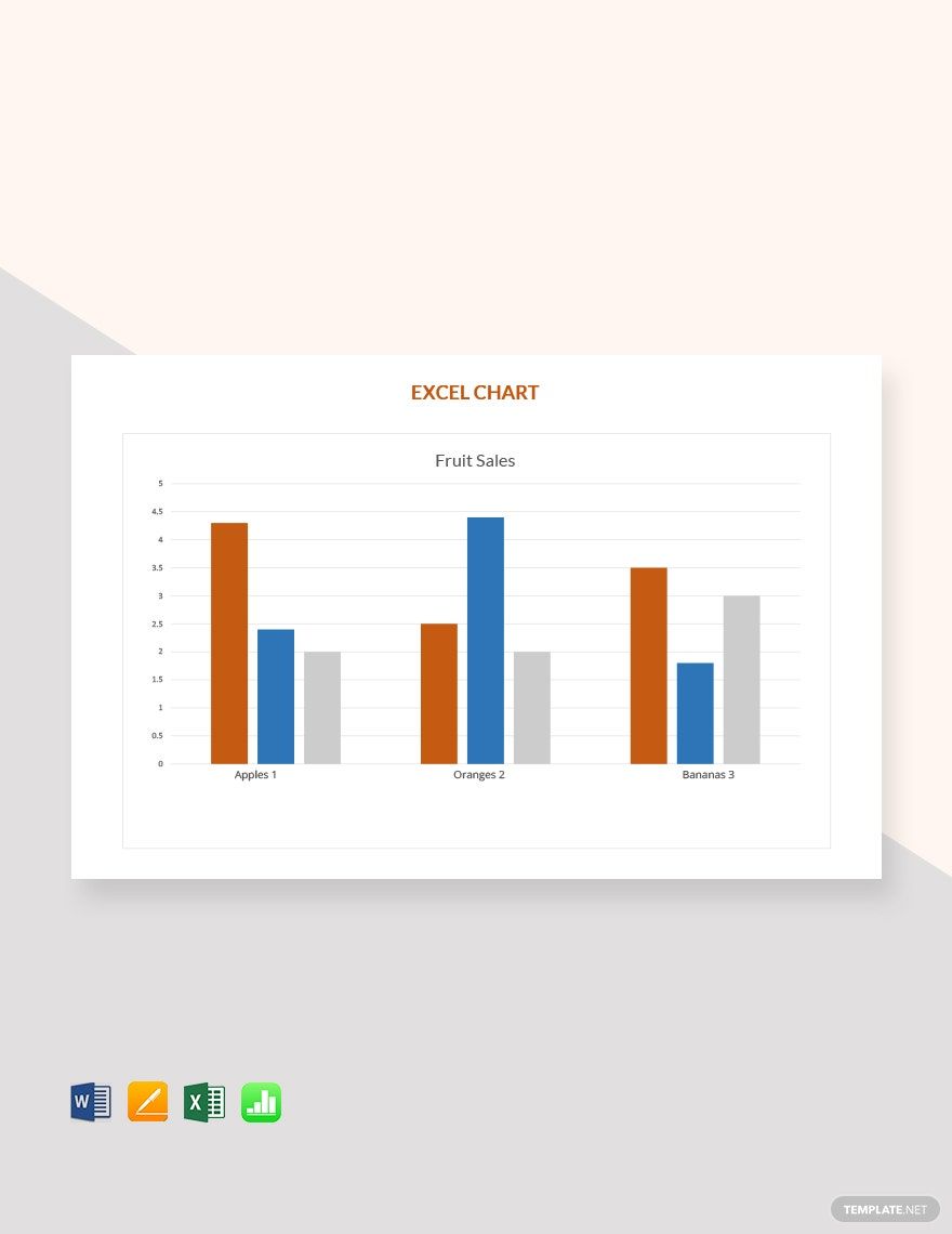 Sales Excel Chart Template Excel Word Apple Numbers Apple Pages