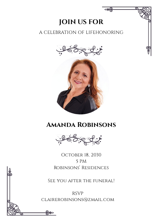 After Funeral Reception Invitation Template.jpe