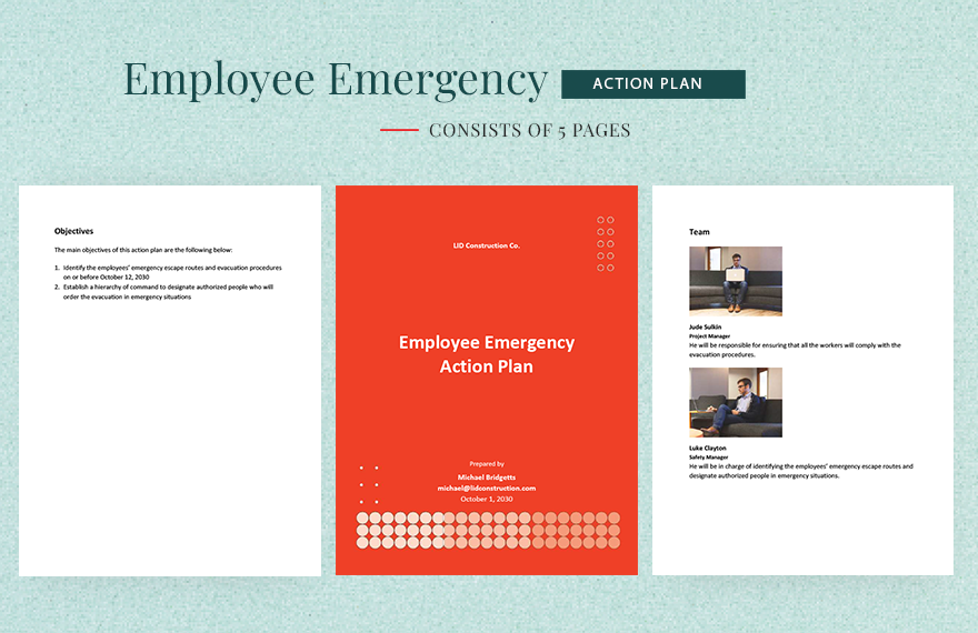 Employee Emergency Action Plan Template