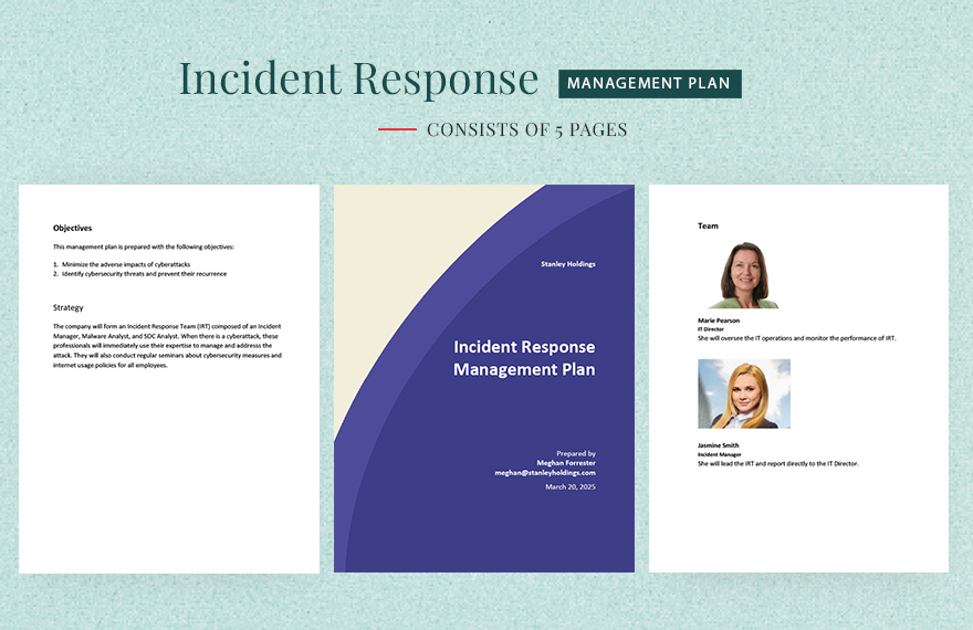 Incident Response Management Plan Template