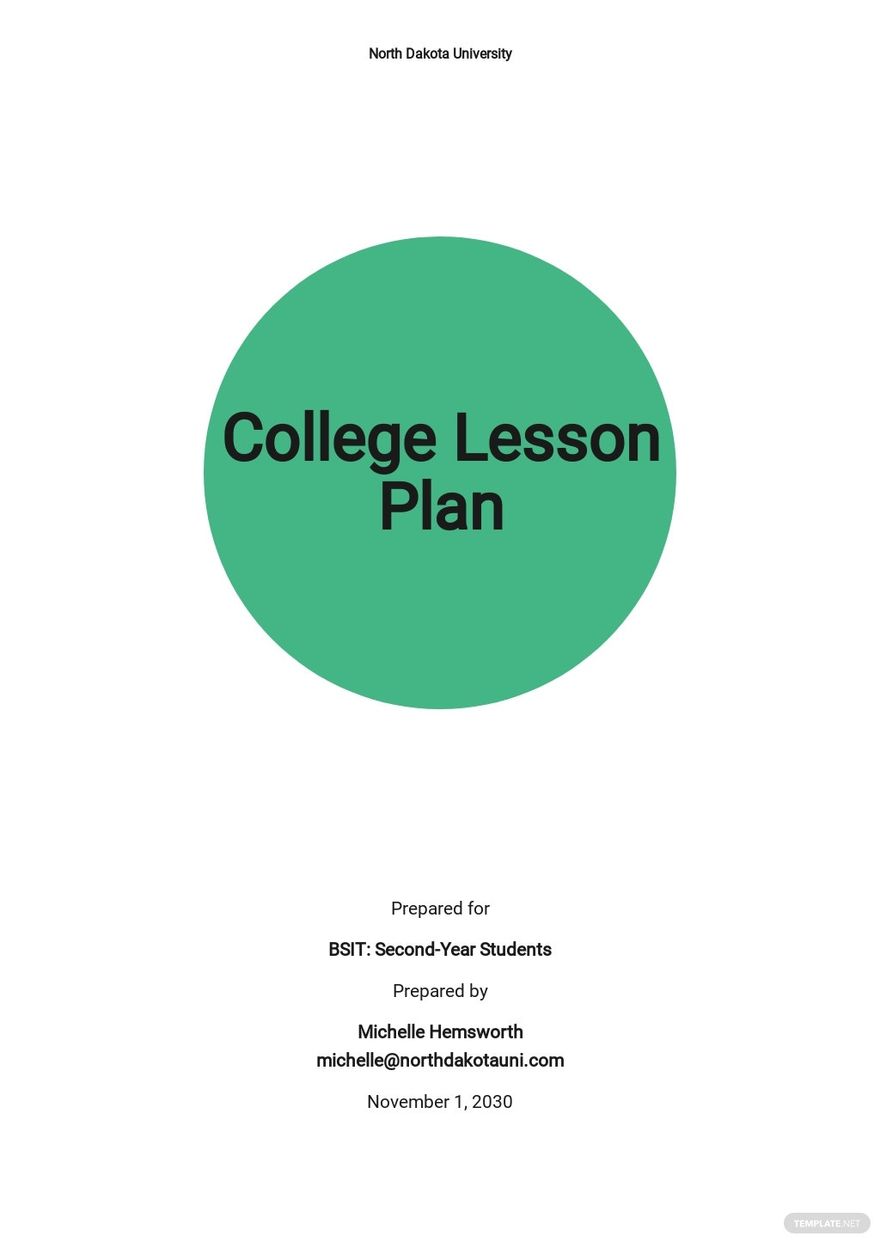 College Plan Templates 24 Docs Free Downloads Template