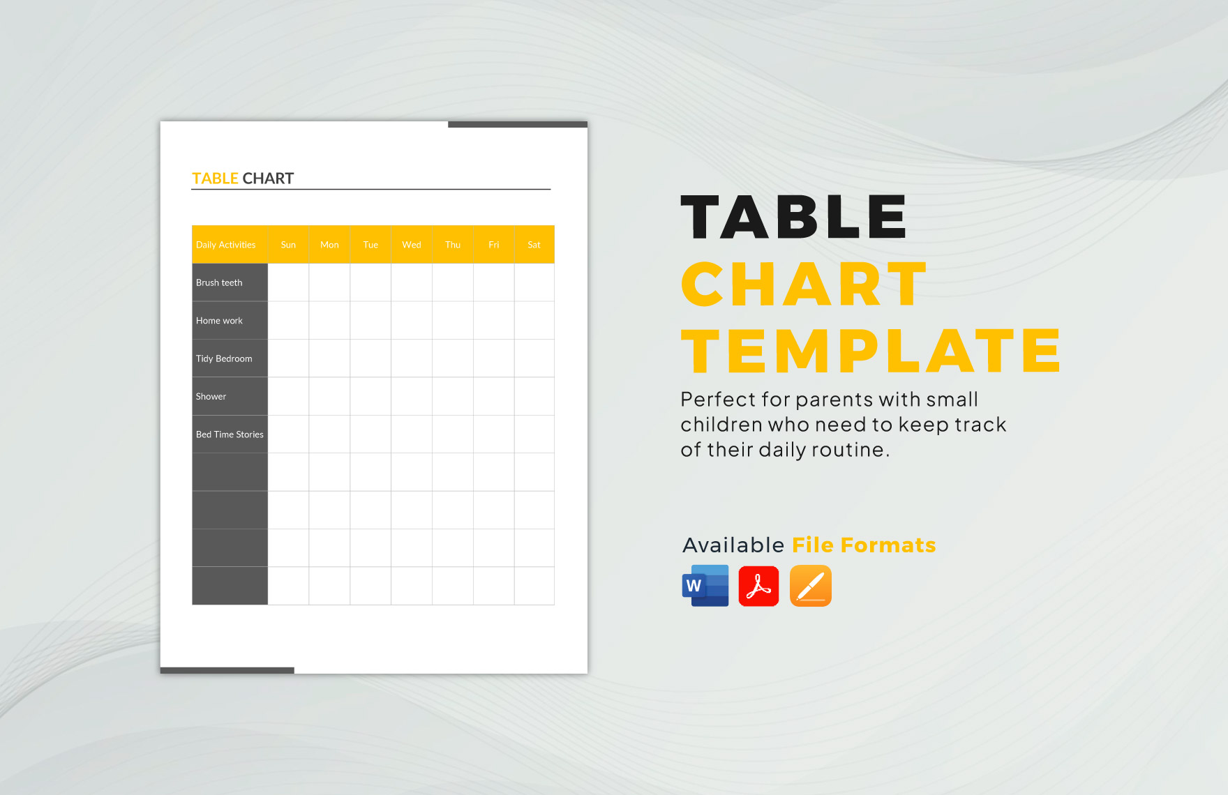 Table Templates In Word FREE Download Template