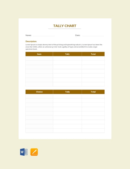 excel tally sheet template