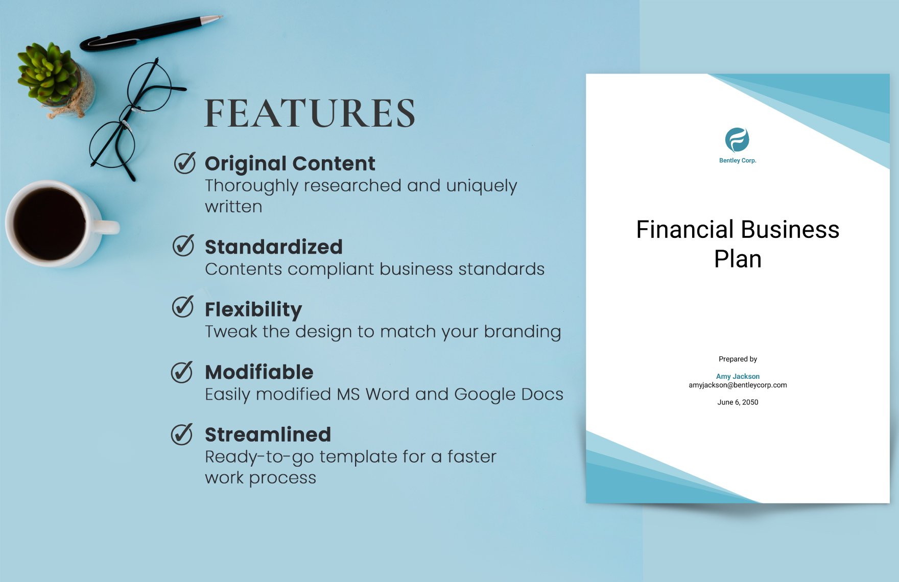 Financial Business Plan Template