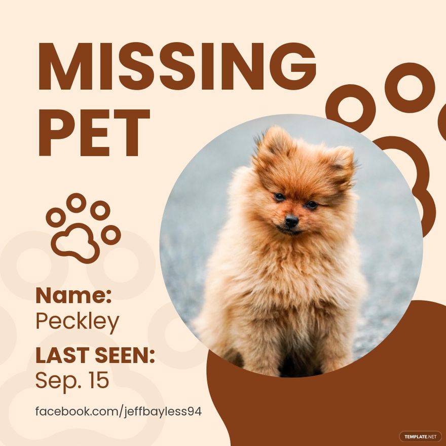 FREE Pet Instagram Post Template Download in Illustrator,