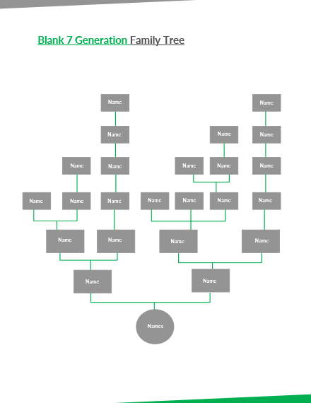 Blended Family Tree Template