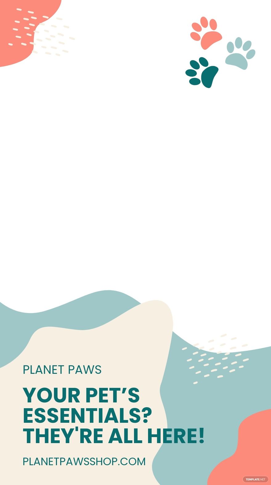 Free Pet Shop Snapchat Geofilter Template