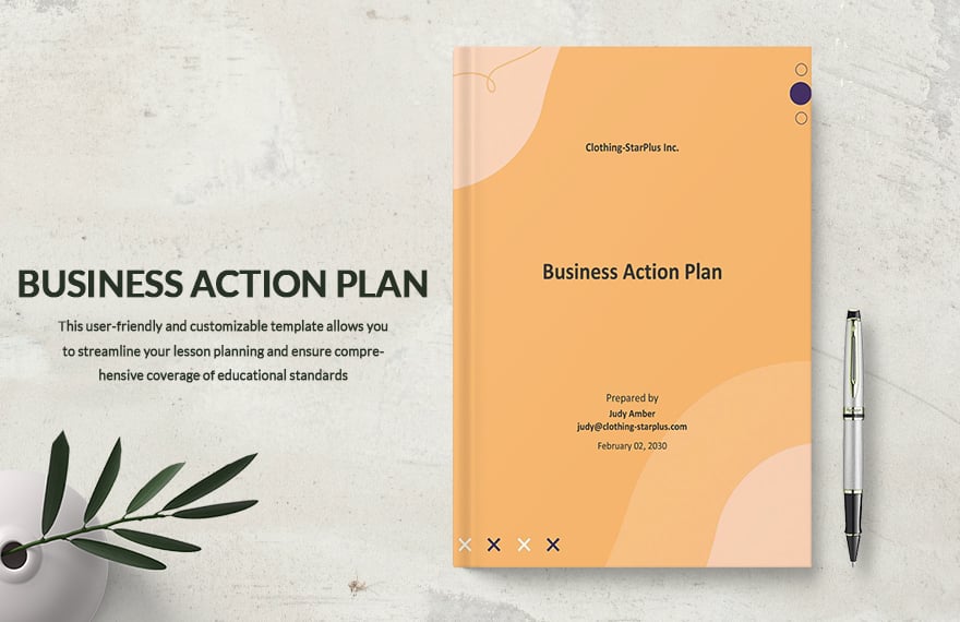  90 Day Business Action Plan Template