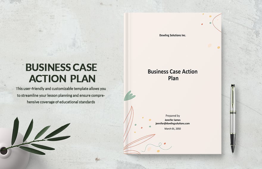 Business Case Action Plan Template