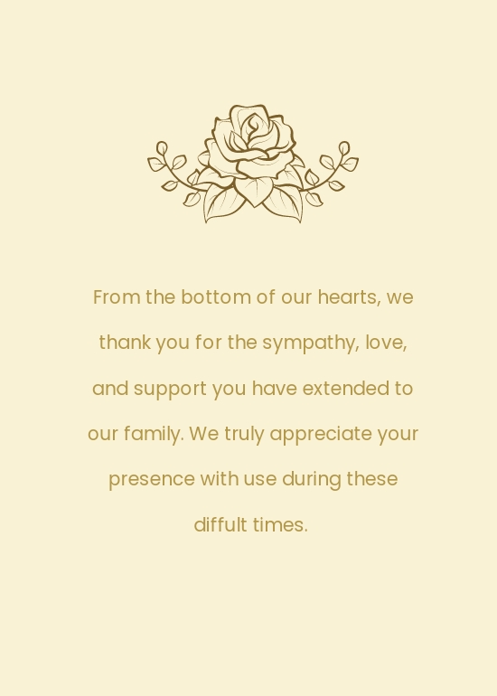 Gold Funeral Thank You Card Template 1.jpe