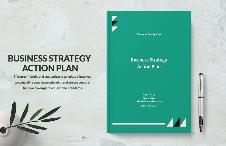 Business Strategy Action Plan Template