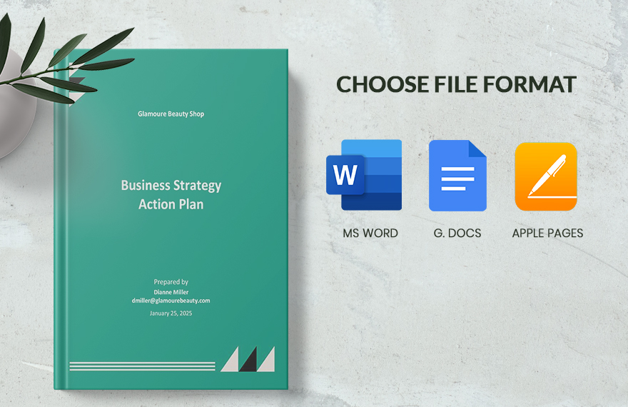 Business Strategy Action Plan Template