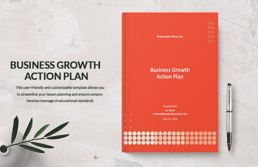Business Growth Action Plan Template