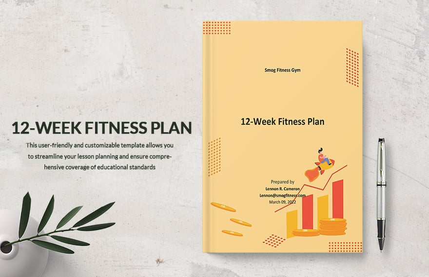 12 Week Fitness Plan Template