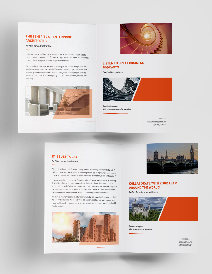 Enterprise Architecture Magazine Template