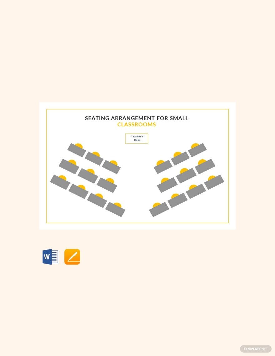 Seating Arrangements for Small Classrooms Template
