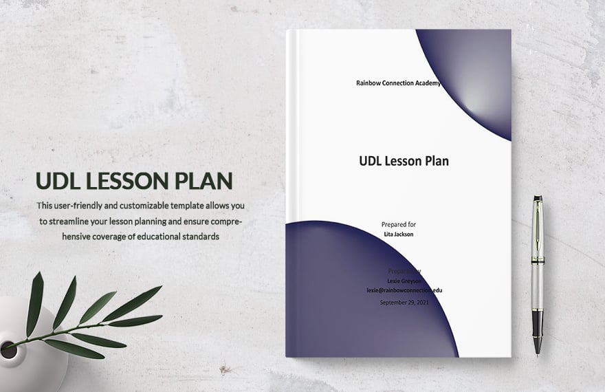 UDL Lesson Plan for ELL Students Template