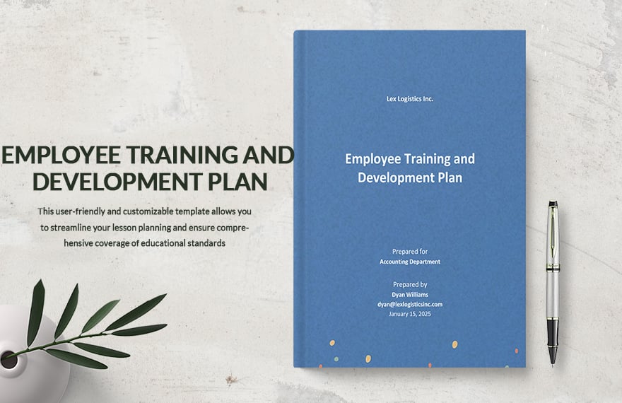 Sample Employee Training and Development Plan Template