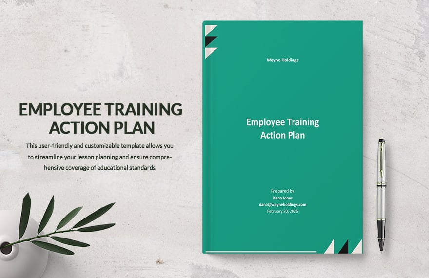 Employee Training Action Plan Template