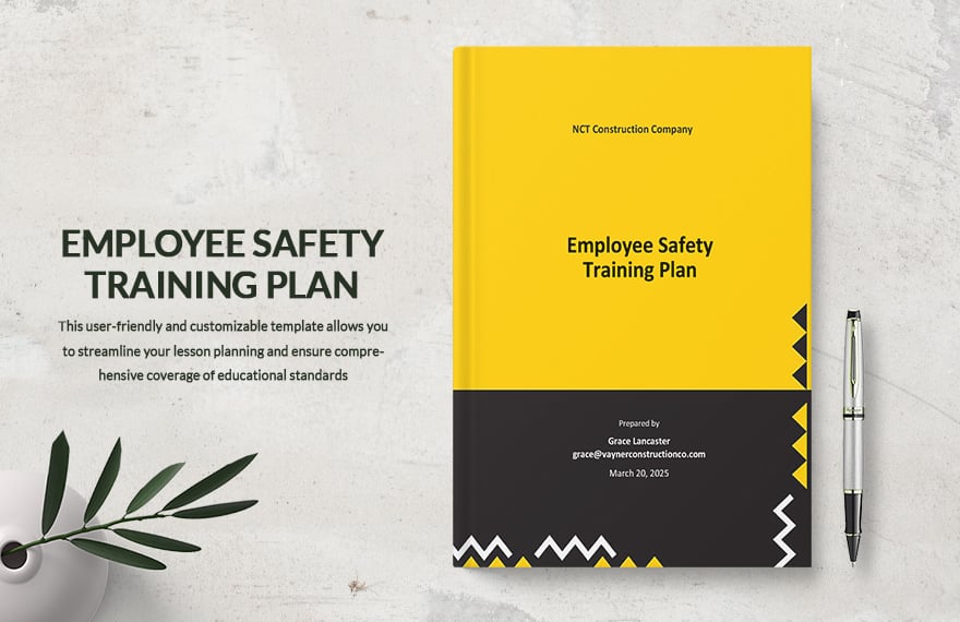 Employee Safety Training Plan Template