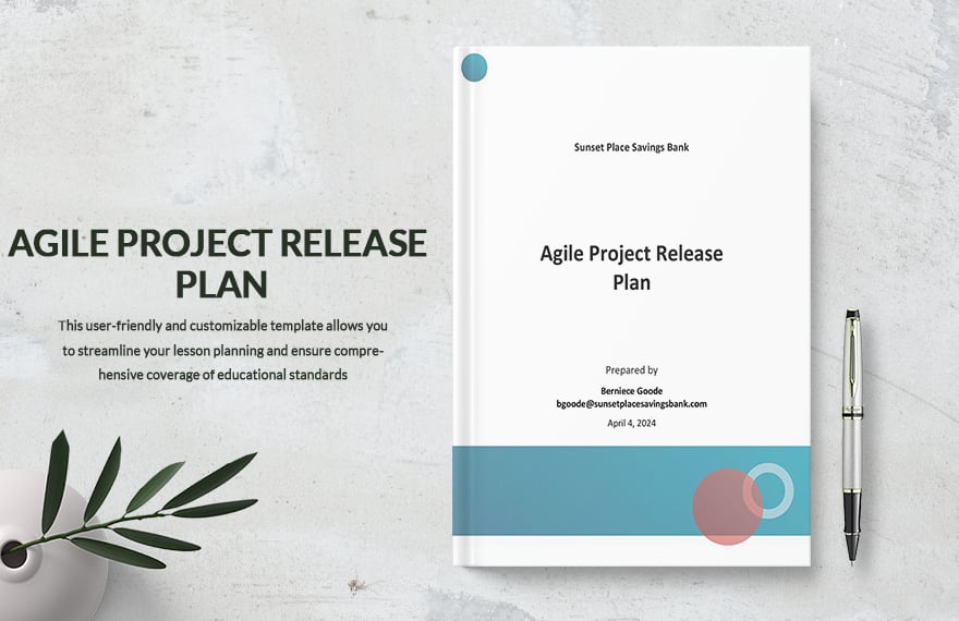 Agile Project Release Plan Template