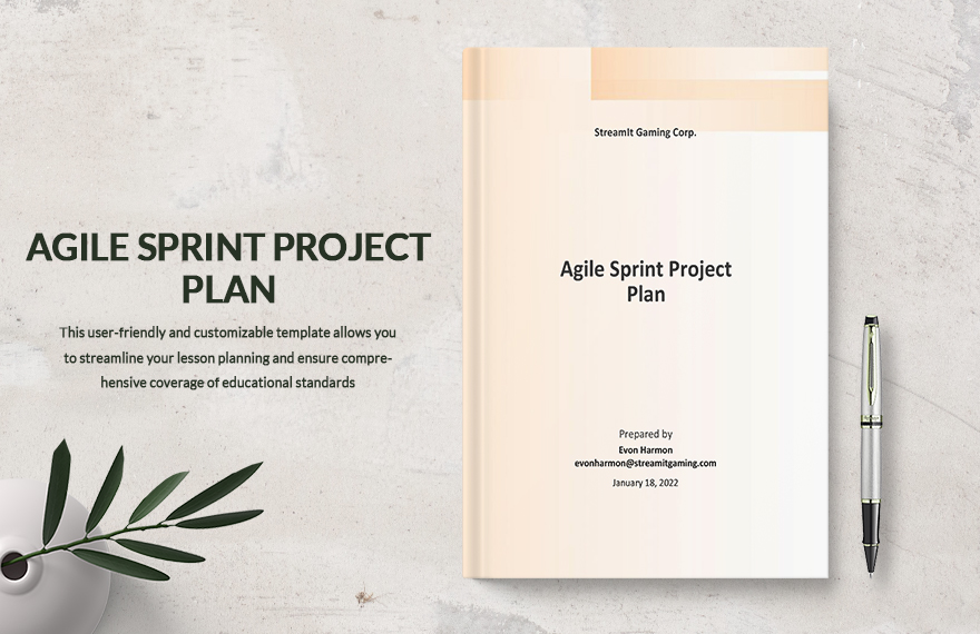 Agile Sprint Project Plan Template