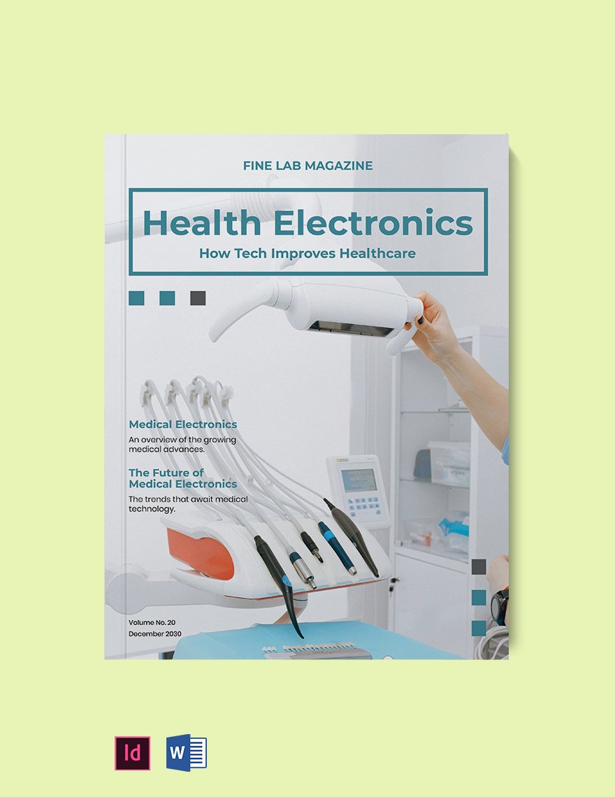 Medical Electronics Magazine Template