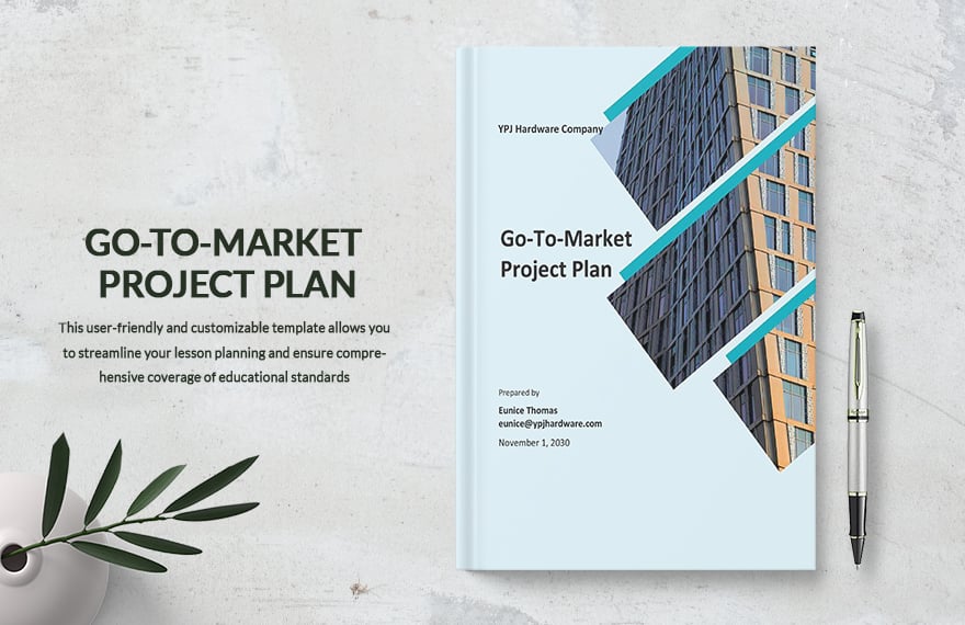 Go-to-Market Project Plan Template