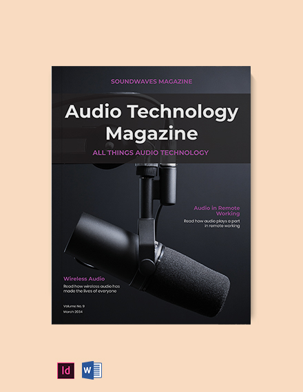 Audio Technology Magazine Template