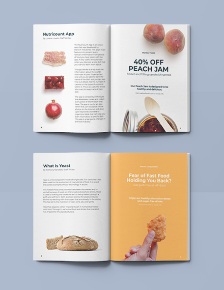 Food Technology Magazine Template - InDesign, Word | Template.net