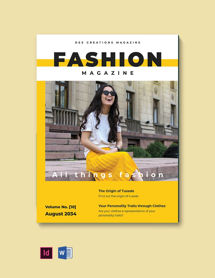 Basic Fashion Magazine Template