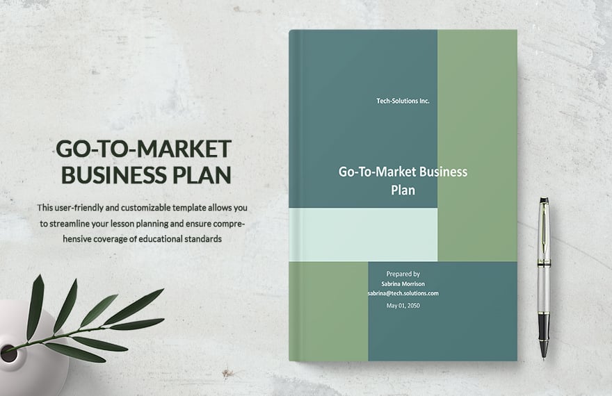 Go To Market Business Plan Template